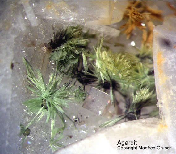 Mineralien Grube Clara Agardit Schwarzwald Hausach