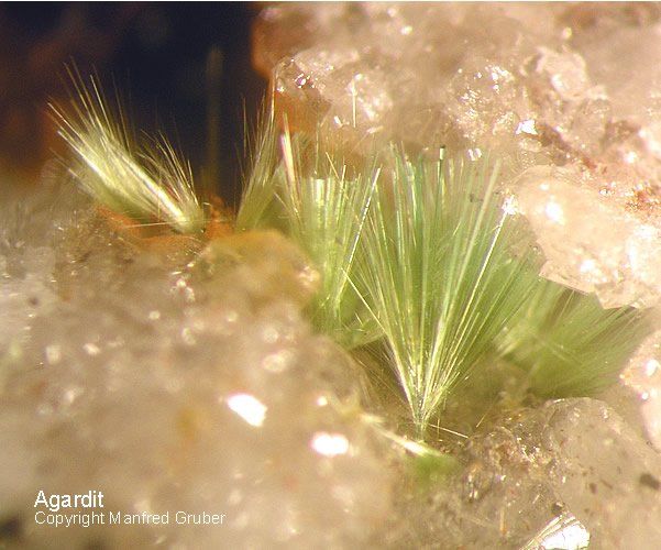 Mineralien Grube Clara Agardit Schwarzwald Hausach