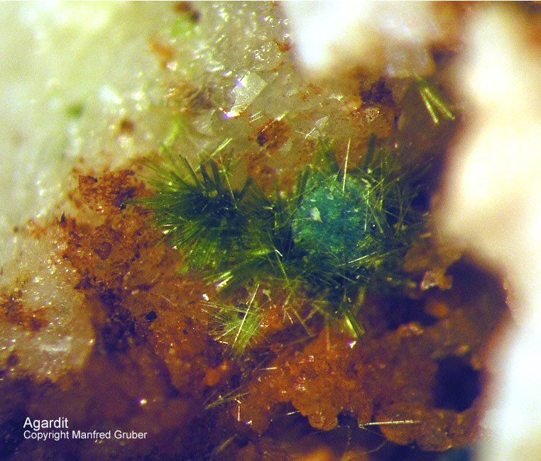 Mineralien Grube Clara Agardit Schwarzwald Hausach