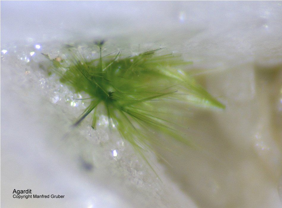 Mineralien Grube Clara Agardit Schwarzwald Hausach