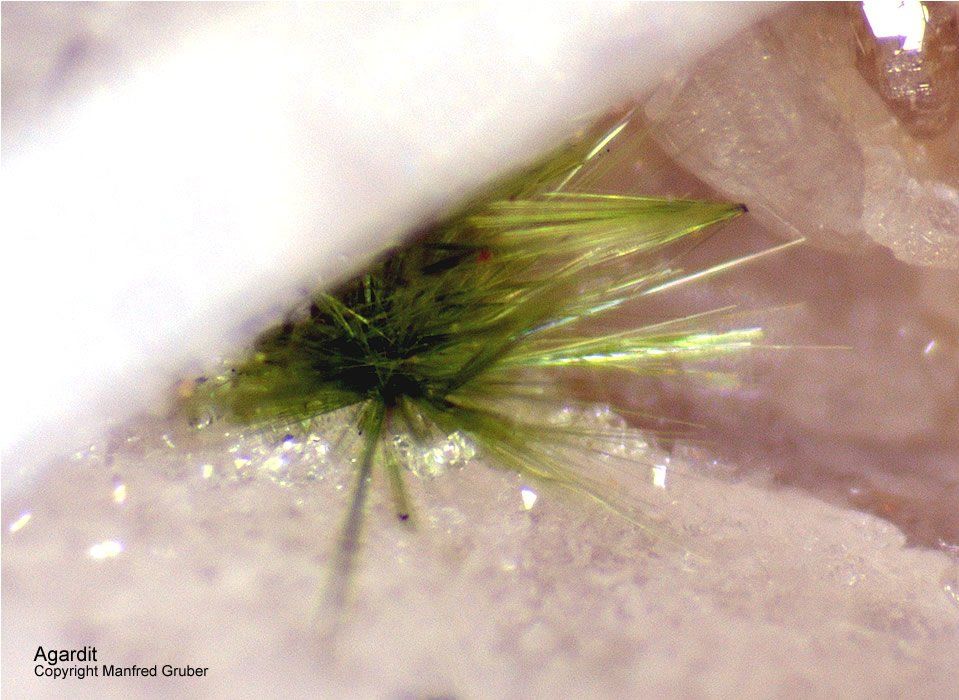 Mineralien Grube Clara Agardit Schwarzwald Hausach