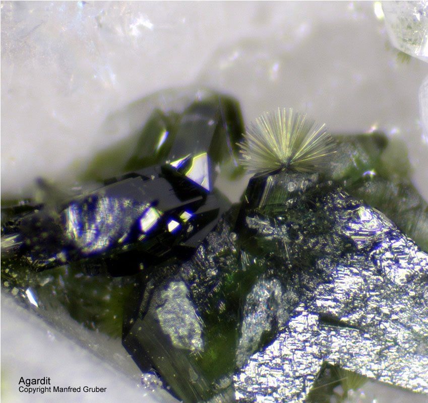 Mineralien Grube Clara Agardit Schwarzwald Hausach