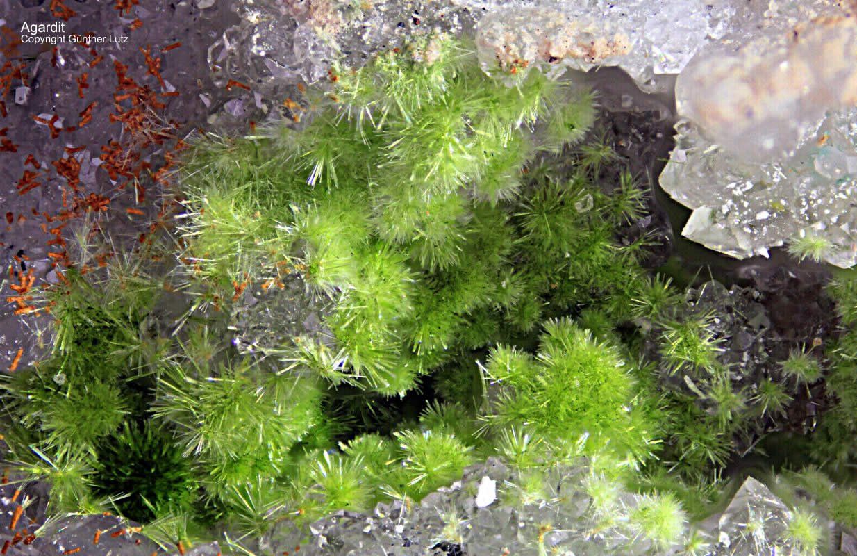 Mineralien Grube Clara Agardit Schwarzwald Hausach