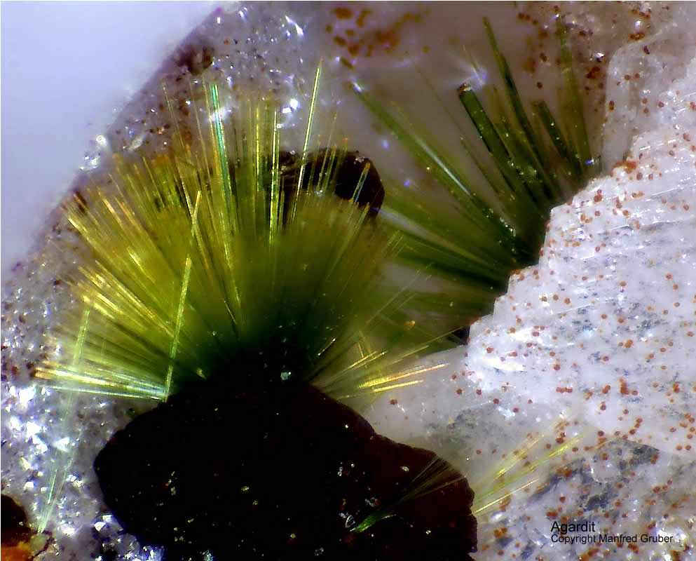 Mineralien Grube Clara Agardit Schwarzwald Hausach