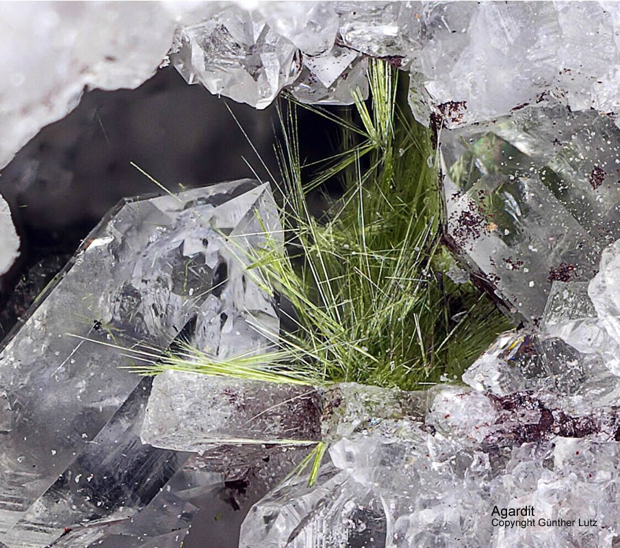 Mineralien Grube Clara Agardit Schwarzwald Hausach