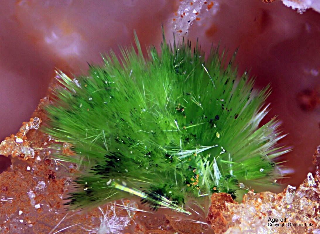 Mineralien Grube Clara Agardit Schwarzwald Hausach