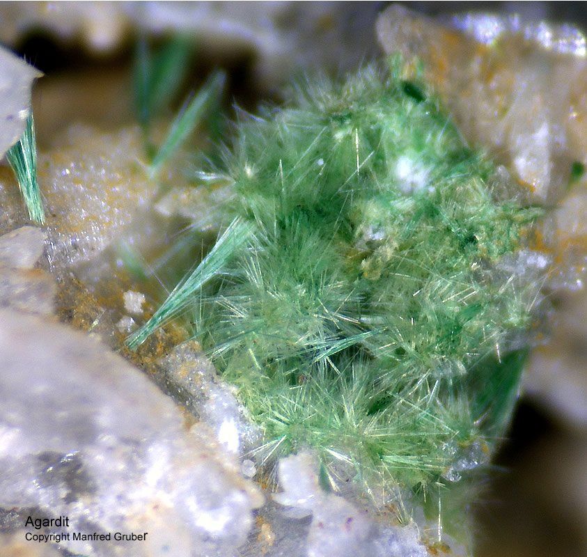 Mineralien Grube Clara Agardit Schwarzwald Hausach