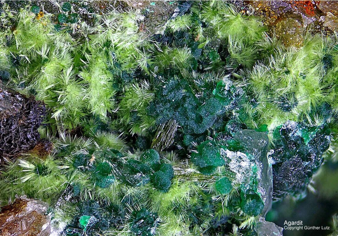 Mineralien Grube Clara Agardit Schwarzwald Hausach