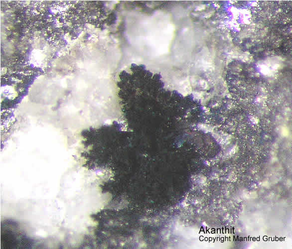 Mineralien Grube Clara Akanthit Schwarzwald