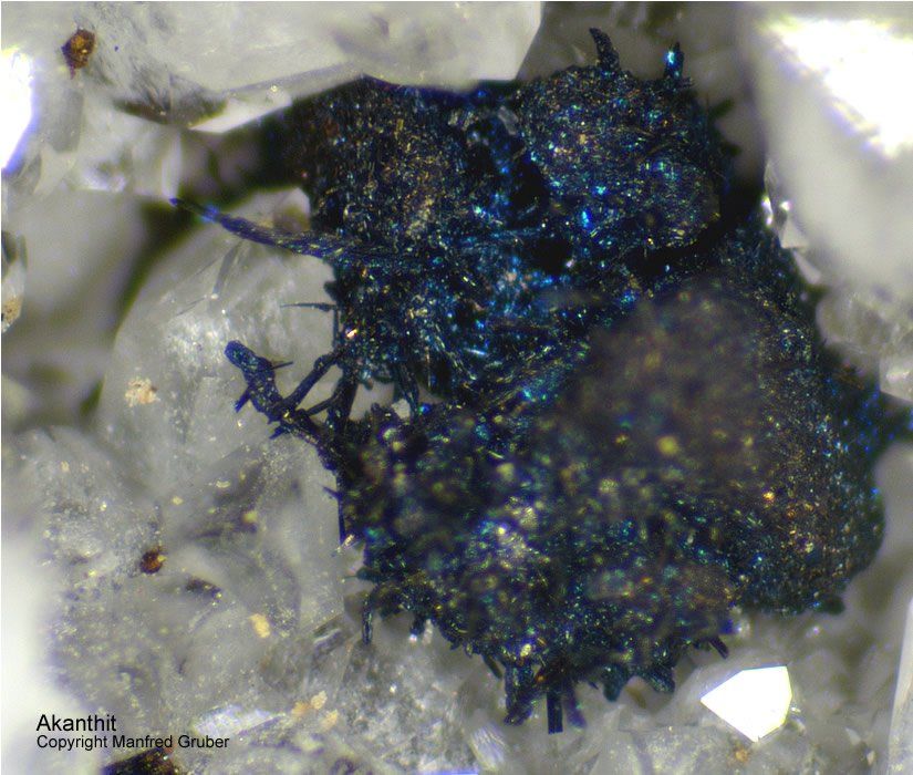 Mineralien Grube Clara Akanthit Schwarzwald