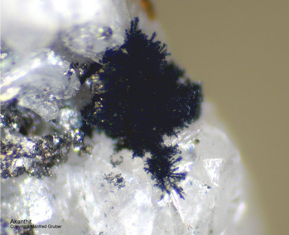 Mineralien Hausach Grube Clara Akanthit Schwarzwald