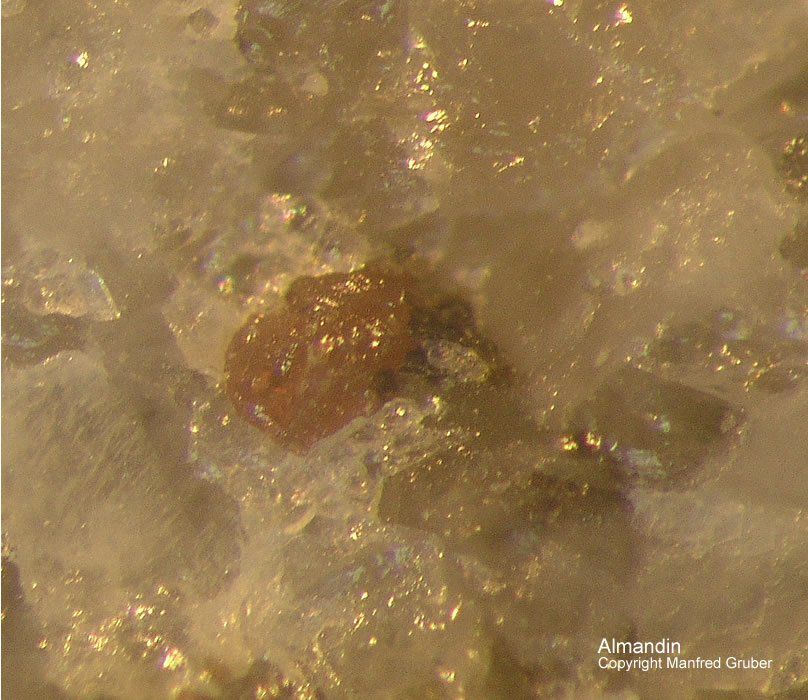 Schwarzwald Mineralien Grube Clara Almandin