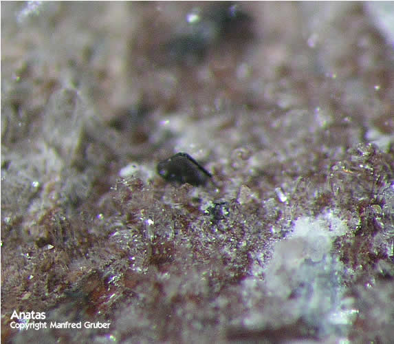 Schwarzwald Mineralien Grube Clara Anatas