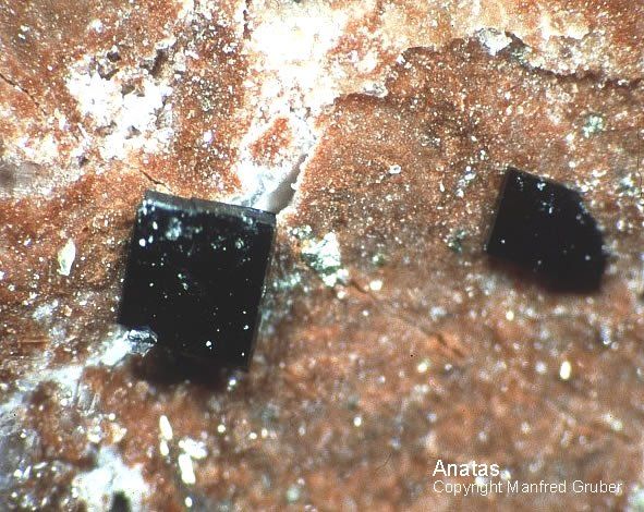 Schwarzwald Mineralien Grube Clara Anatas