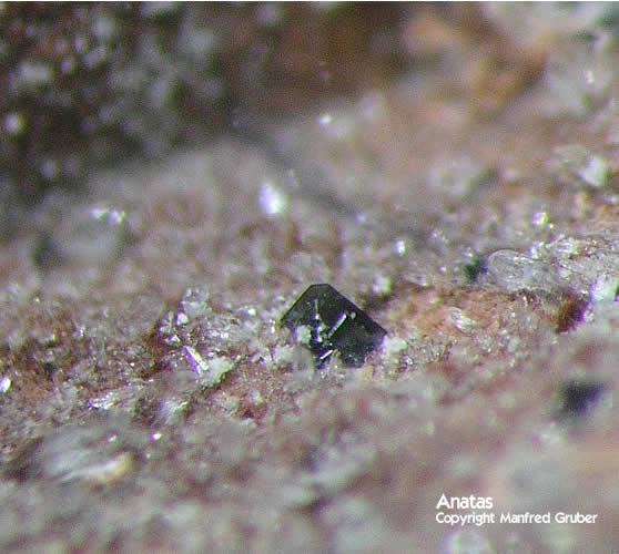 Schwarzwald Mineralien Grube Clara Anatas