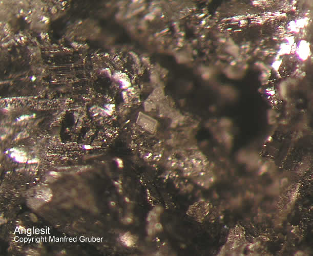 Mineralien Schwarzwald Grube Clara Anglesit