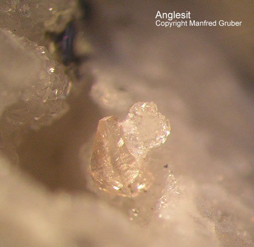 Mineralien Schwarzwald Grube Clara Anglesit