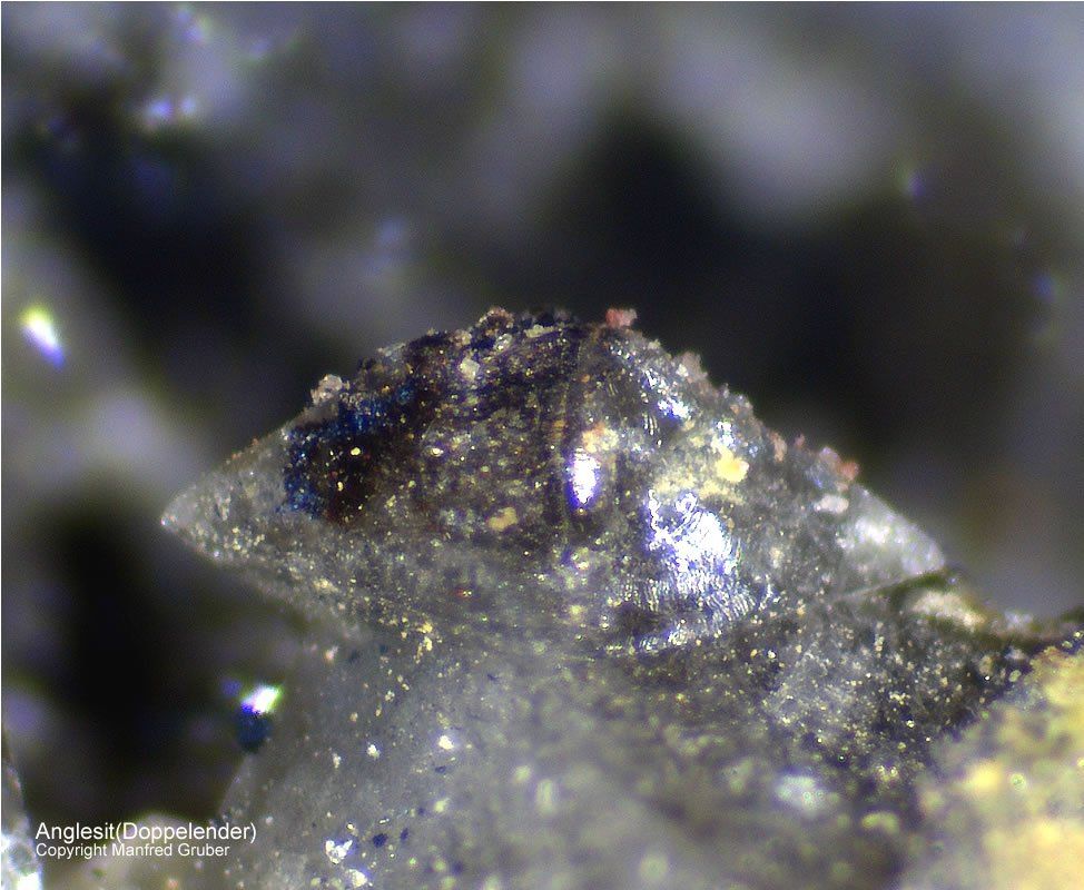 Mineralien Schwarzwald Grube Clara Anglesit