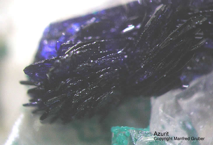 Schwarzwald Mineralien Grube Clara Azurit