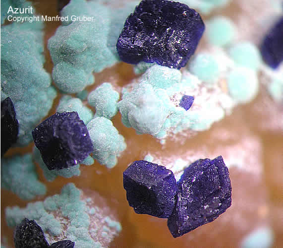 Schwarzwald Mineralien Grube Clara Azurit