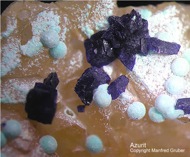 Schwarzwald Mineralien Grube Clara Azurit