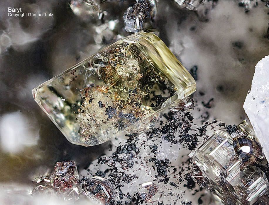 Schwarzwald Mineralien Grube Clara Baryt