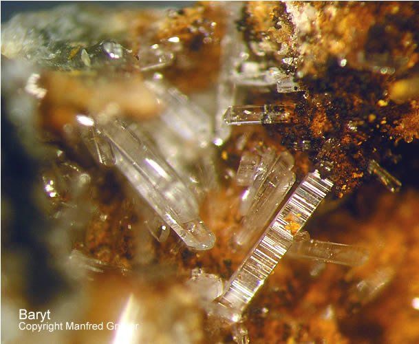 Schwarzwald Mineralien Grube Clara Baryt