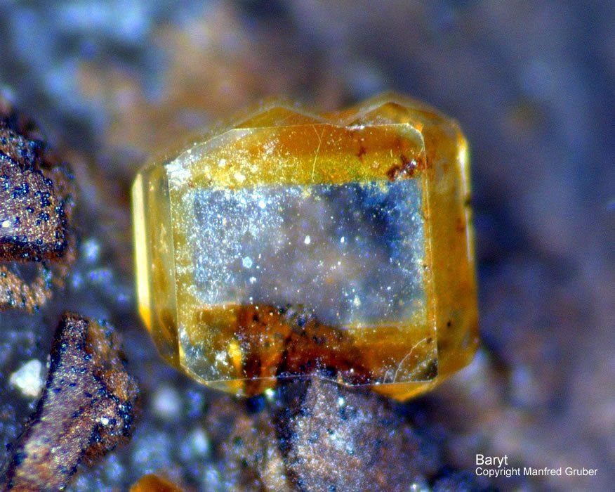Schwarzwald Mineralien Grube Clara Baryt Hausach