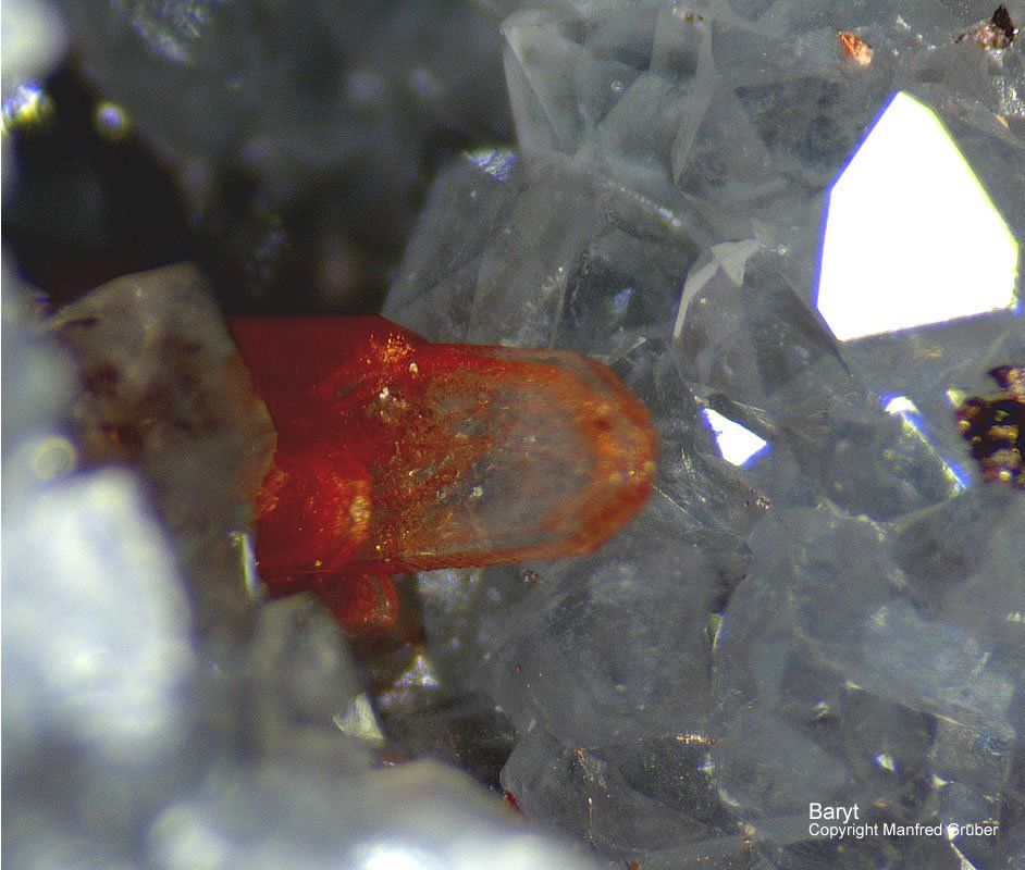 Schwarzwald Mineralien Grube Clara Baryt Hausach