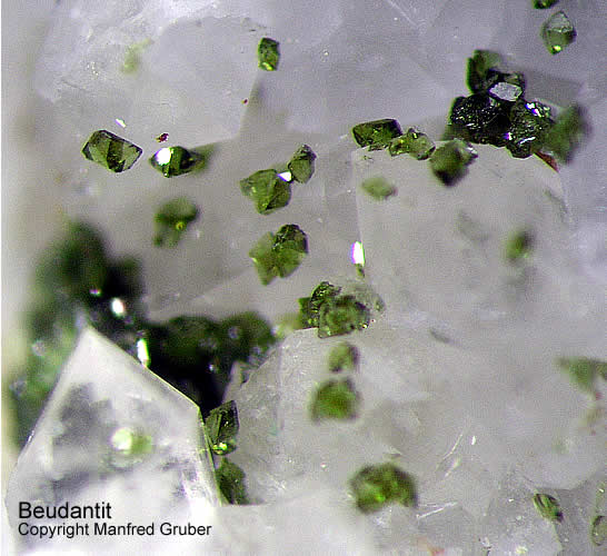 Grube Clara Beudantit-Segnetit Schwarzwald Hausach