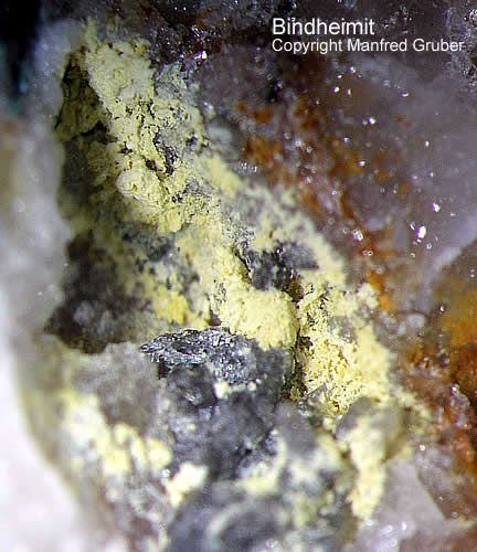 Grube Clara Bindheimit NEU Oxyplumboroméit