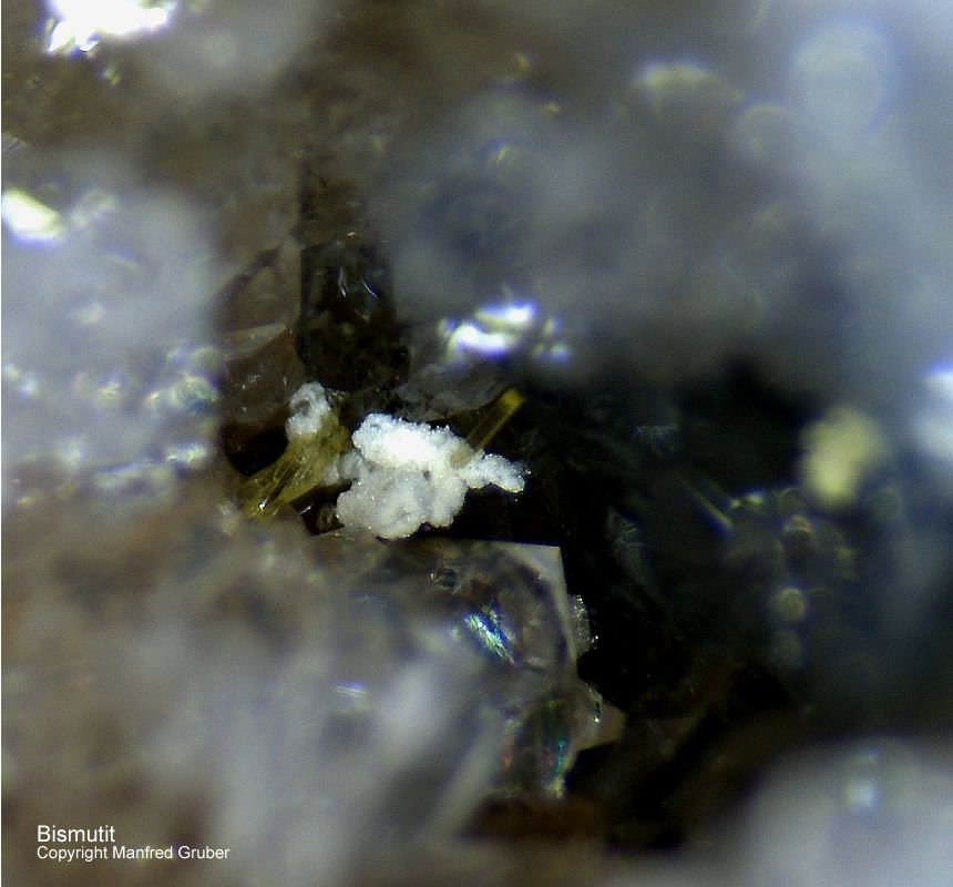 Schwarzwald Grube Clara Mineralien Bismutit