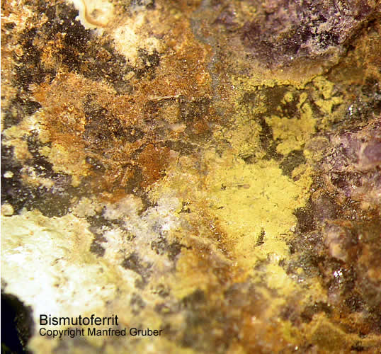 Grube Clara Mineralien Bismutoferrit