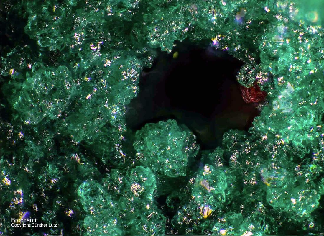 Schwarzwald Hausach Grube Clara Mineralien Brochantit