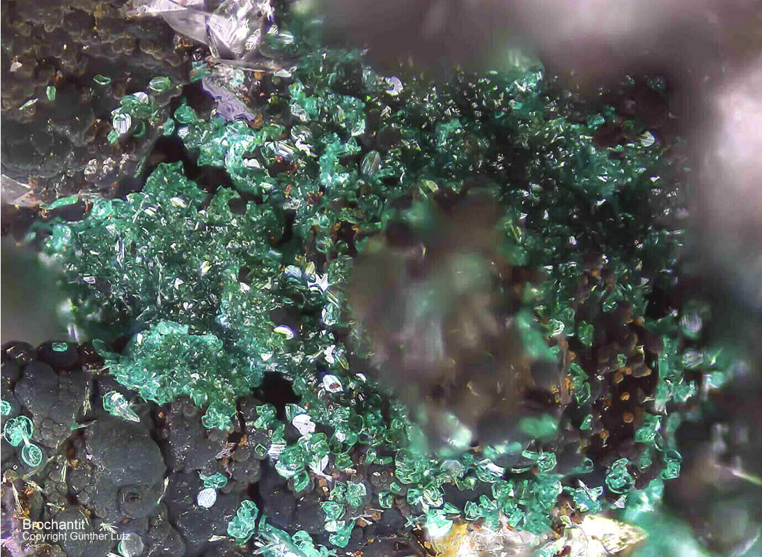 Schwarzwald Hausach Grube Clara Mineralien Brochantit