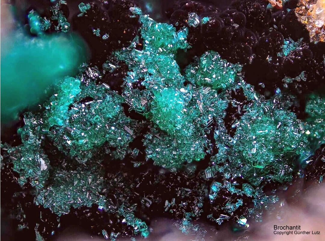 Schwarzwald Grube Clara Mineralien Brochantit