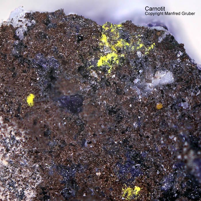 Grube Clara Schwarzwald Mineralien Carnotit