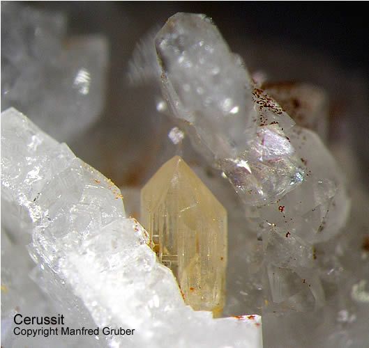 Grube Clara Schwarzwald Mineralien Cerussit