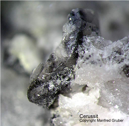 Grube Clara Schwarzwald Mineralien Cerussit