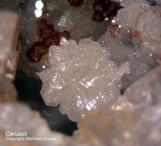Grube Clara Schwarzwald Mineralien Cerussit