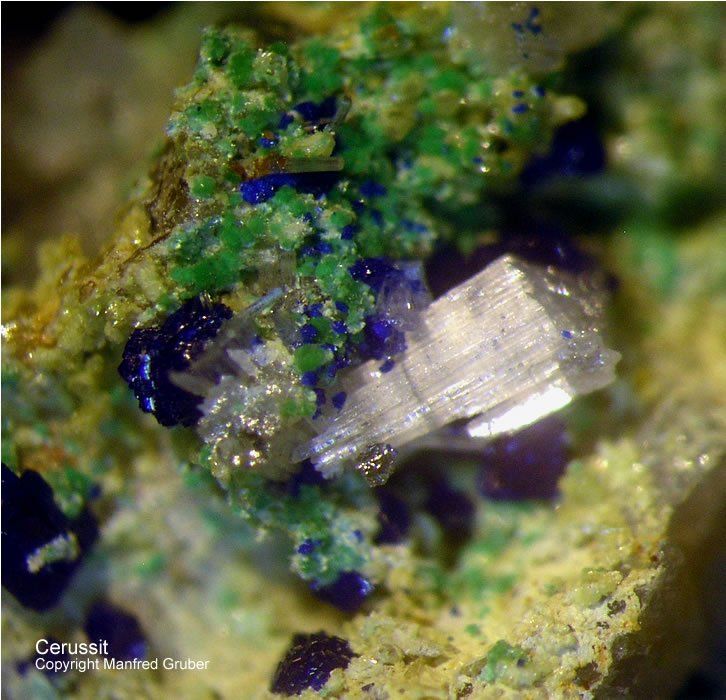 Grube Clara Schwarzwald Mineralien Cerussit