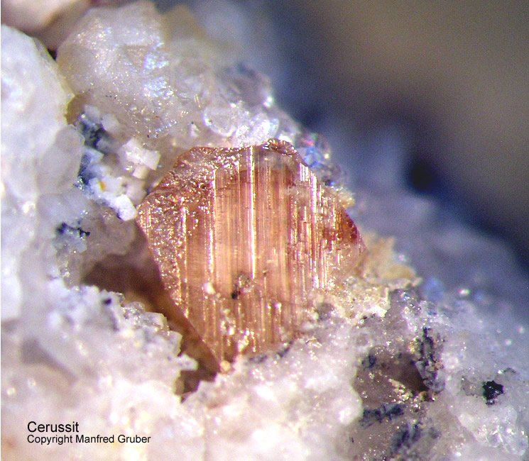 Grube Clara Schwarzwald Mineralien Cerussit