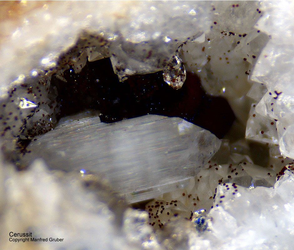 Grube Clara Schwarzwald Hausach Mineralien Cerussit