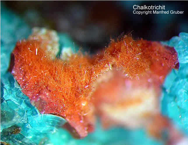 Grube Clara Mineralien Chalkotrichit Schwarzwald