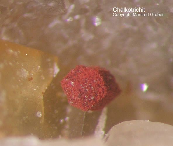 Grube Clara Mineralien Chalkotrichit Schwarzwald