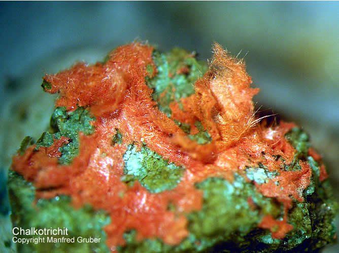 Grube Clara Mineralien Chalkotrichit Schwarzwald