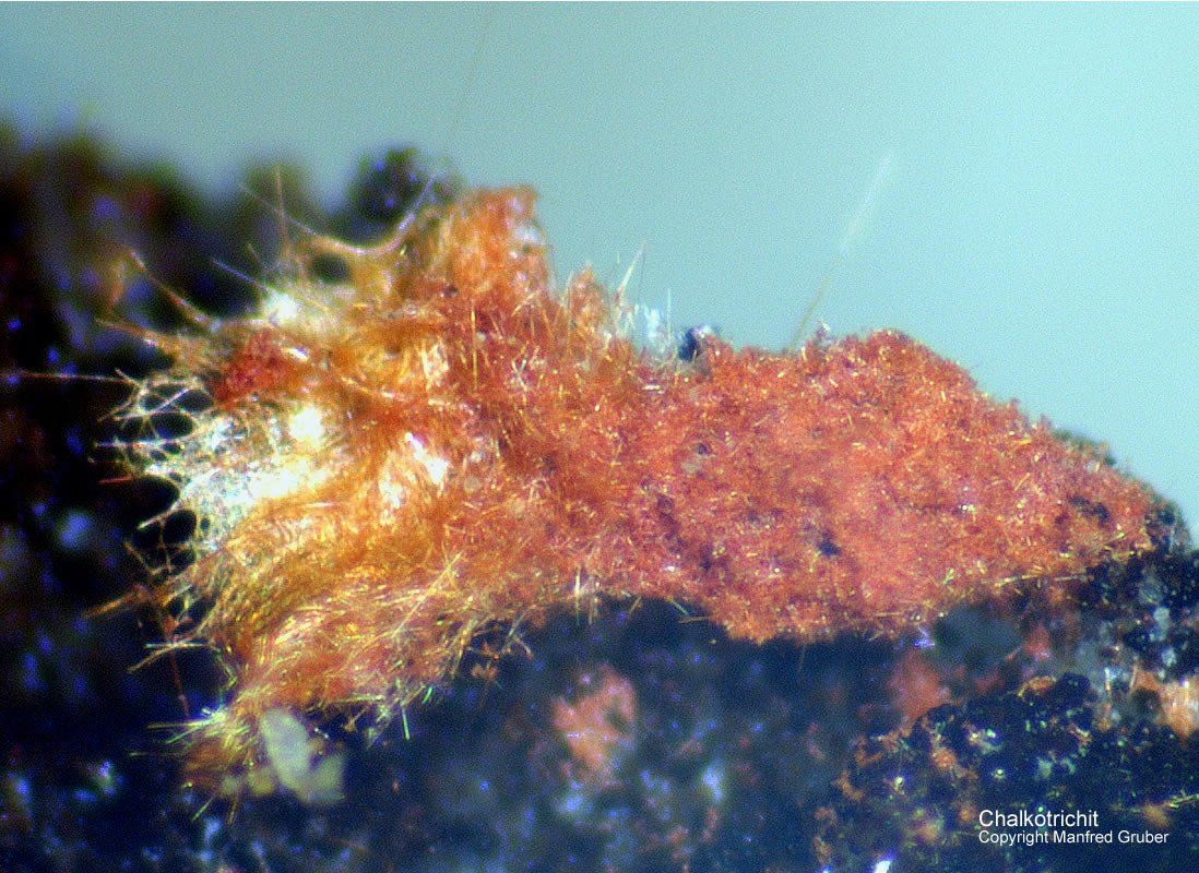 Grube Clara Mineralien Chalkotrichit Schwarzwald