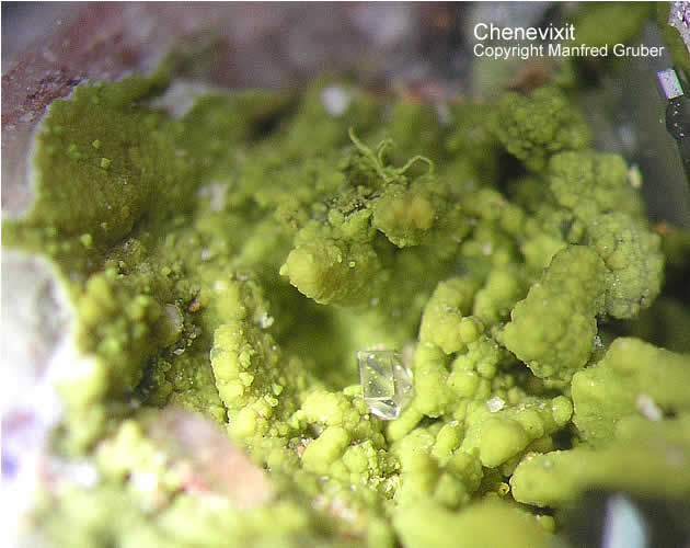 Grube Clara Mineralien Chenevixit Schwarzwald