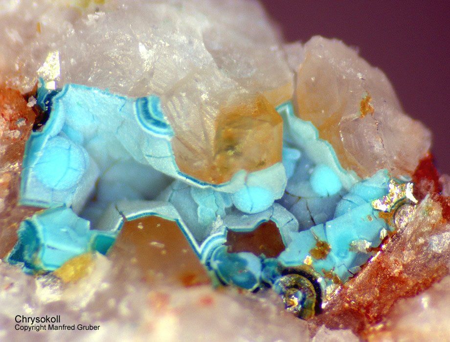 Grube Clara Mineralien Chrysokoll Schwarzwald