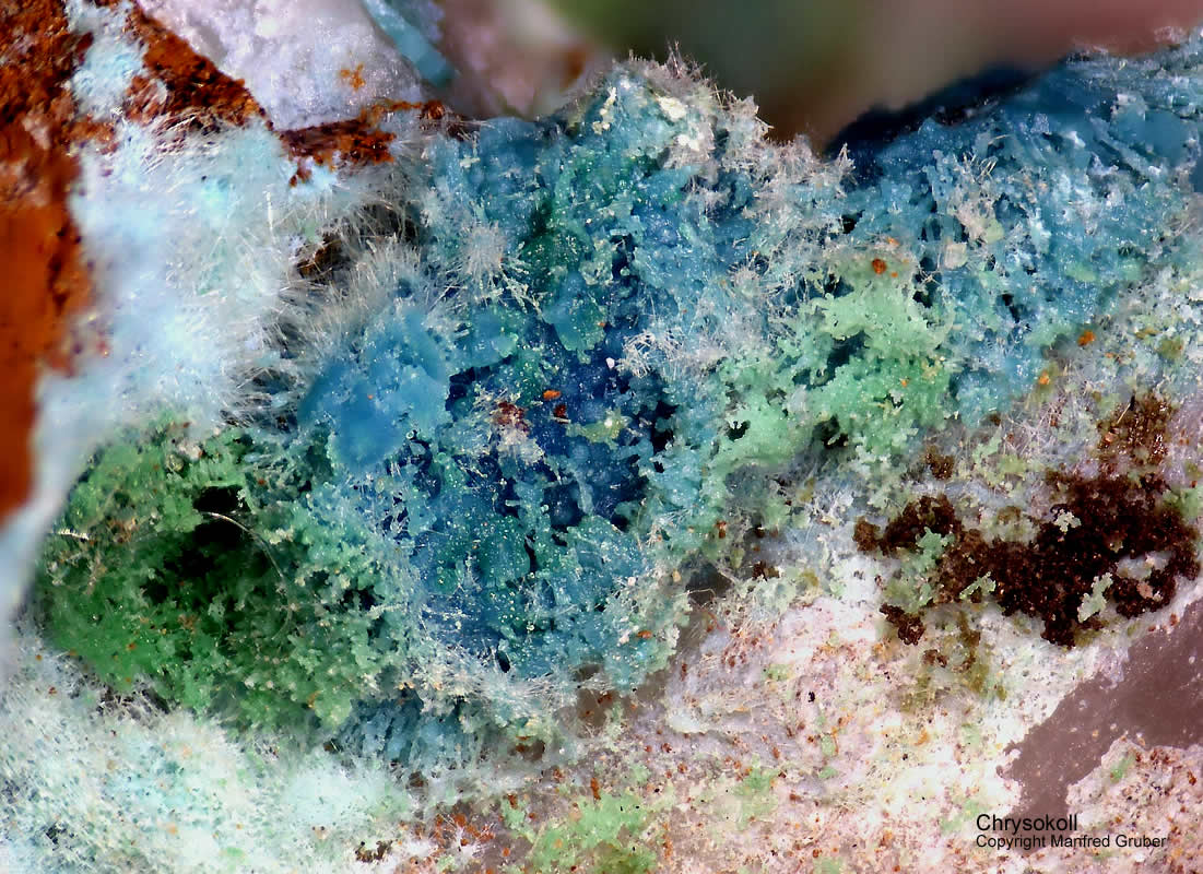 Grube Clara Mineralien Chrysokoll Schwarzwald